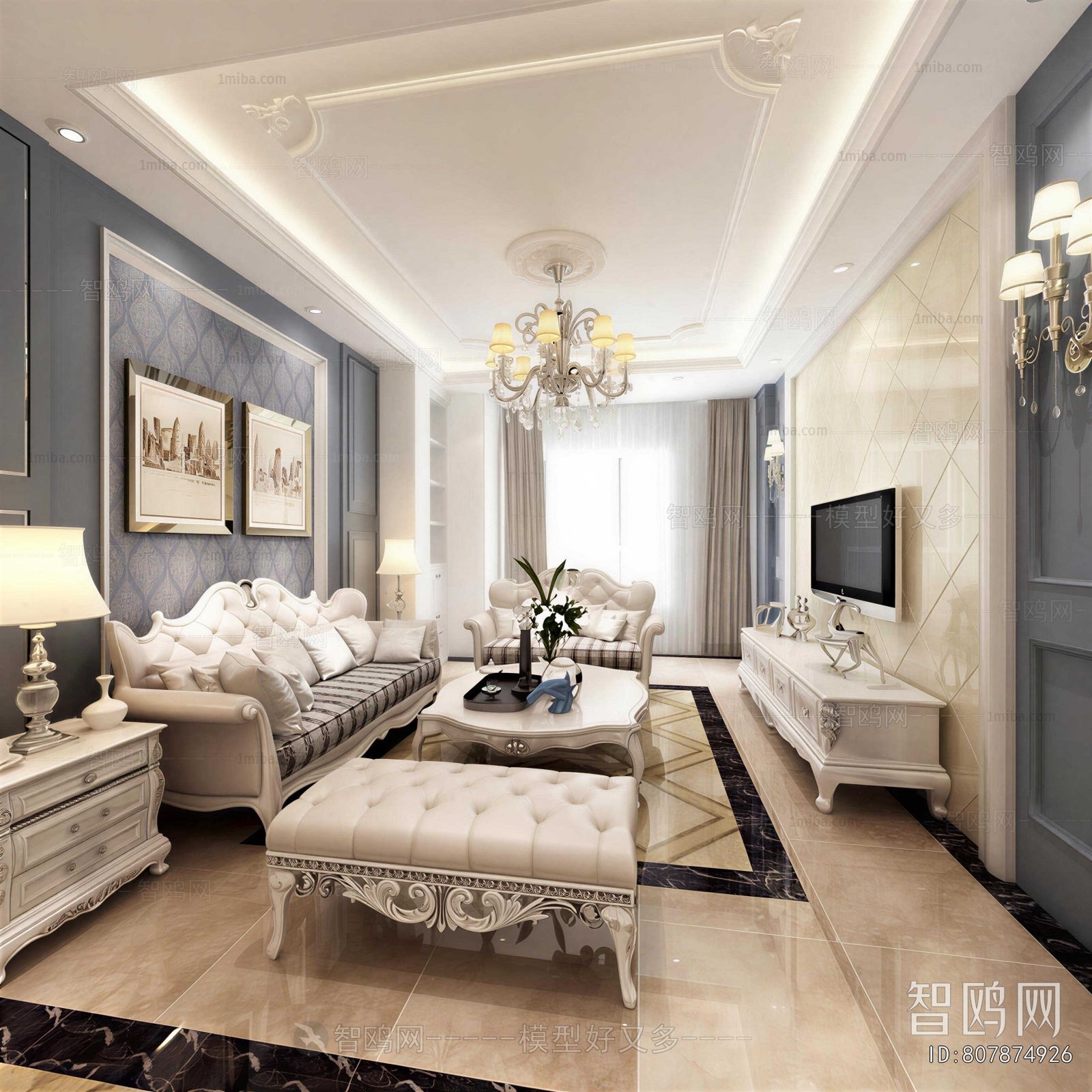 European Style A Living Room