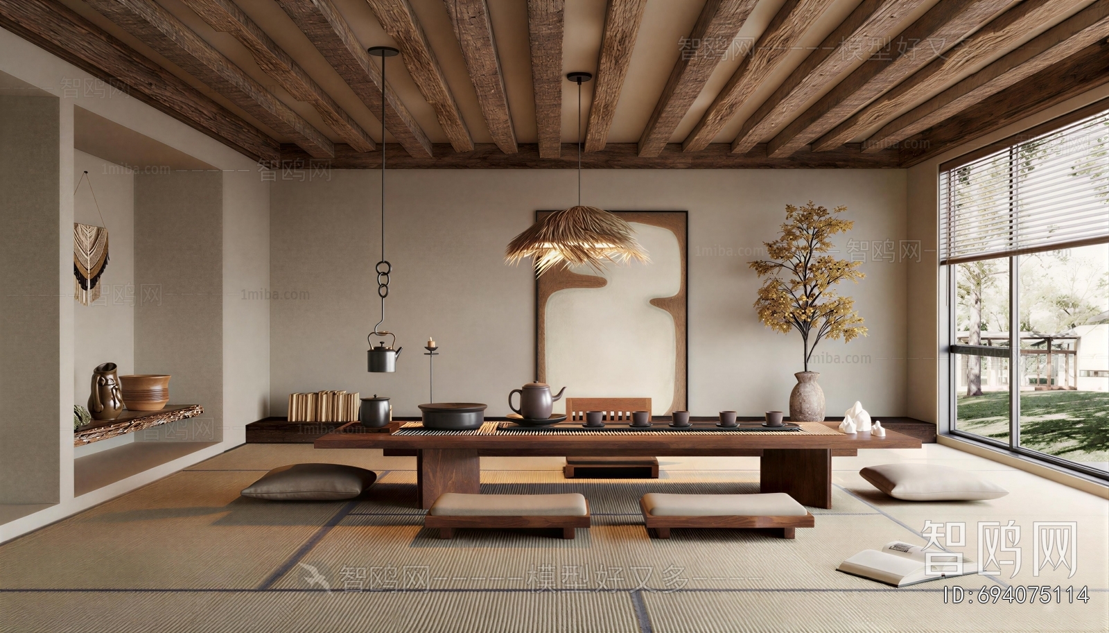 Wabi-sabi Style Tea House