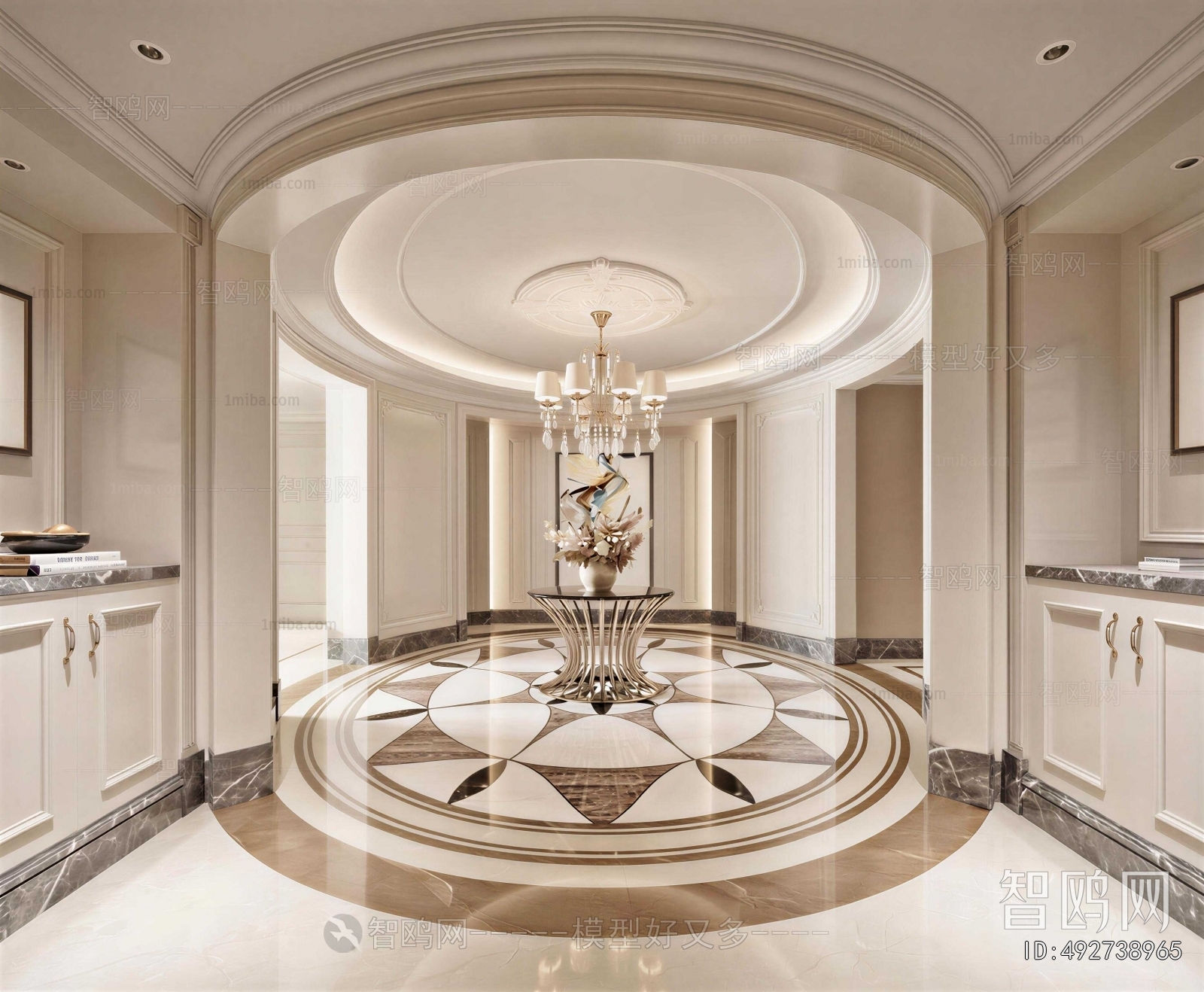 European Style Hallway