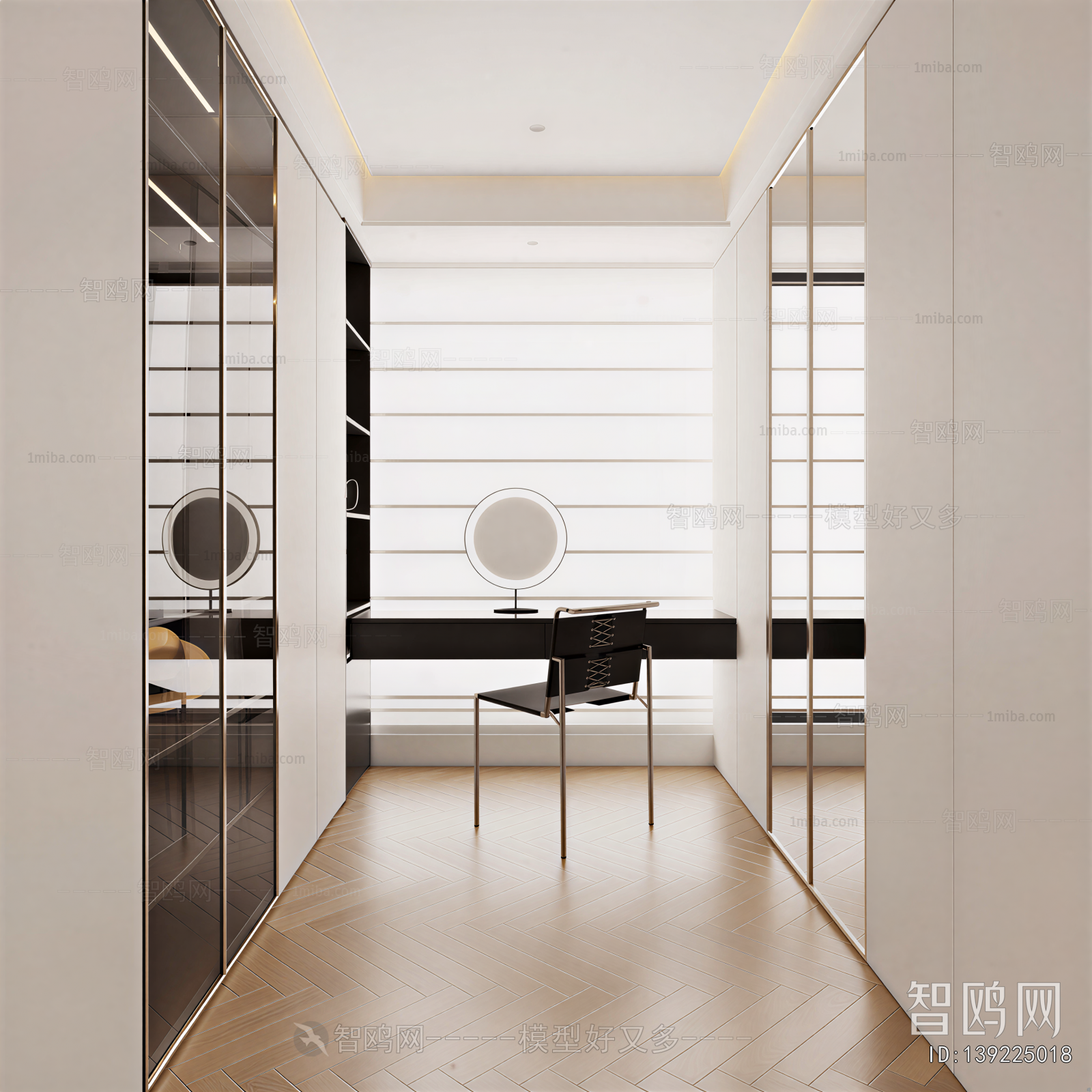 Modern Clothes Storage Area