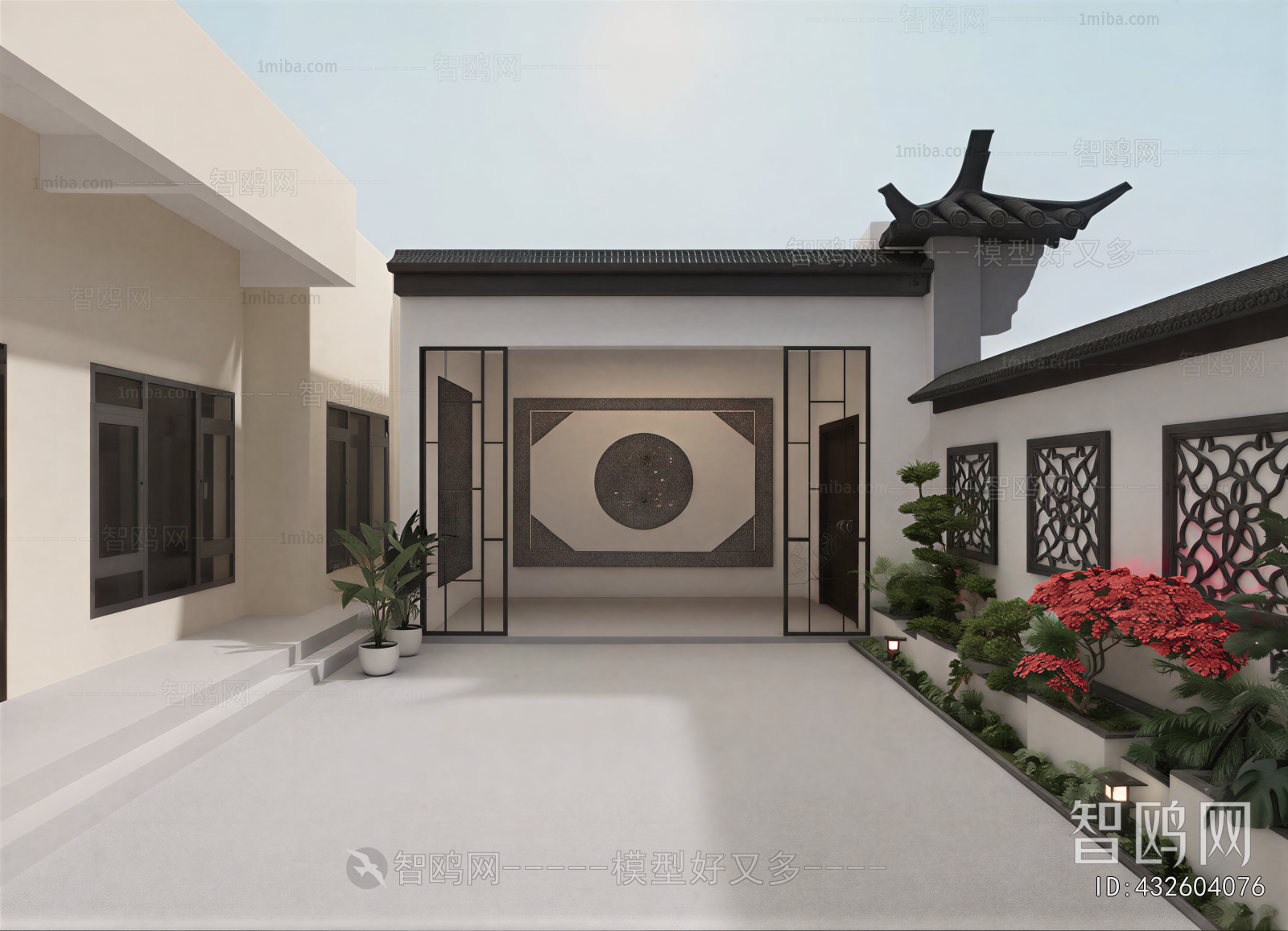 New Chinese Style Courtyard/landscape