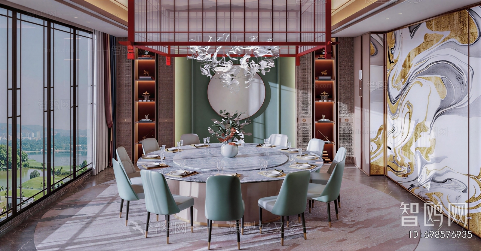 New Chinese Style Restaurant Box