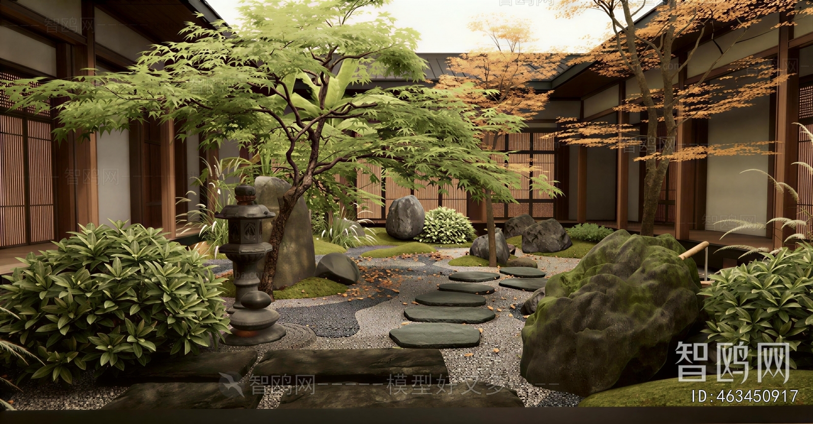 Japanese Style Courtyard/landscape