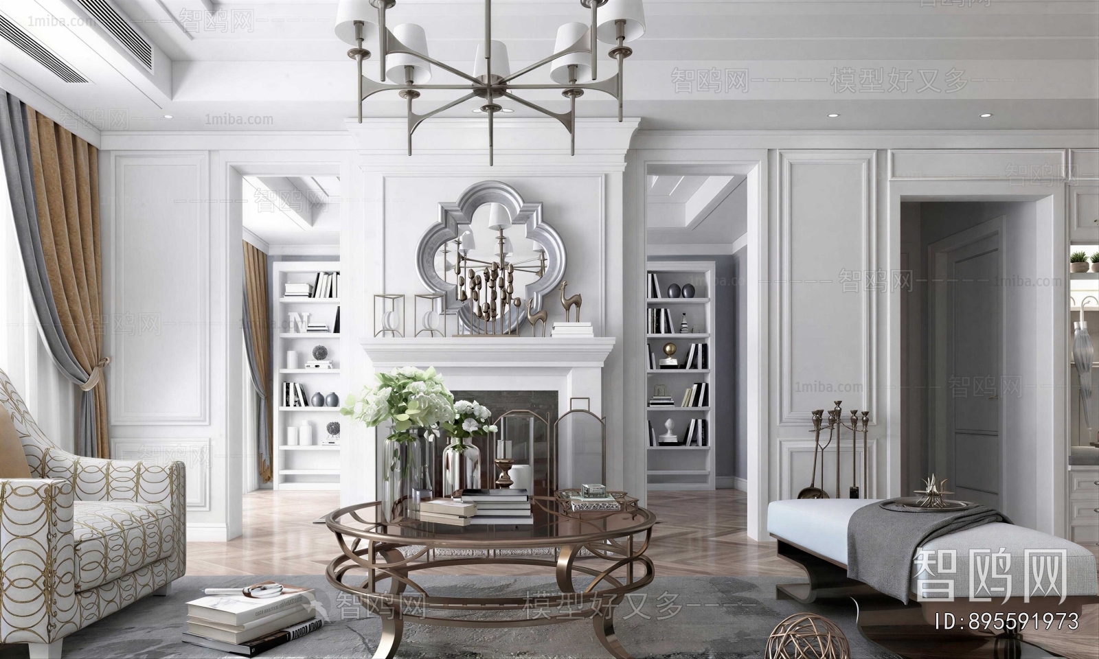 American Style A Living Room