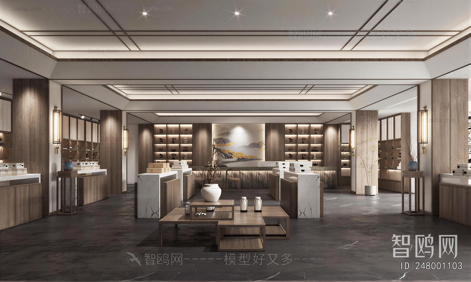 New Chinese Style Exhibition Hall