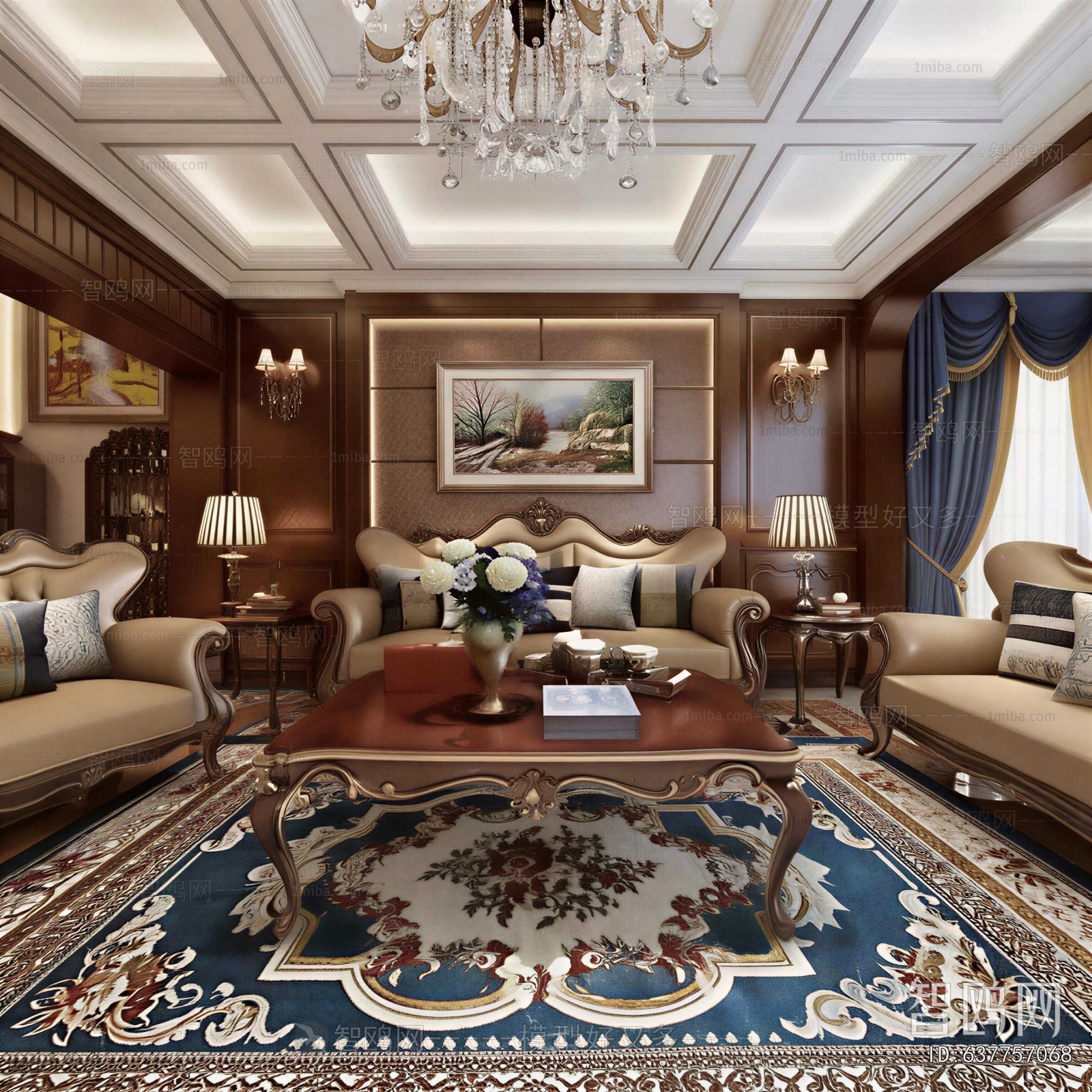 American Style A Living Room