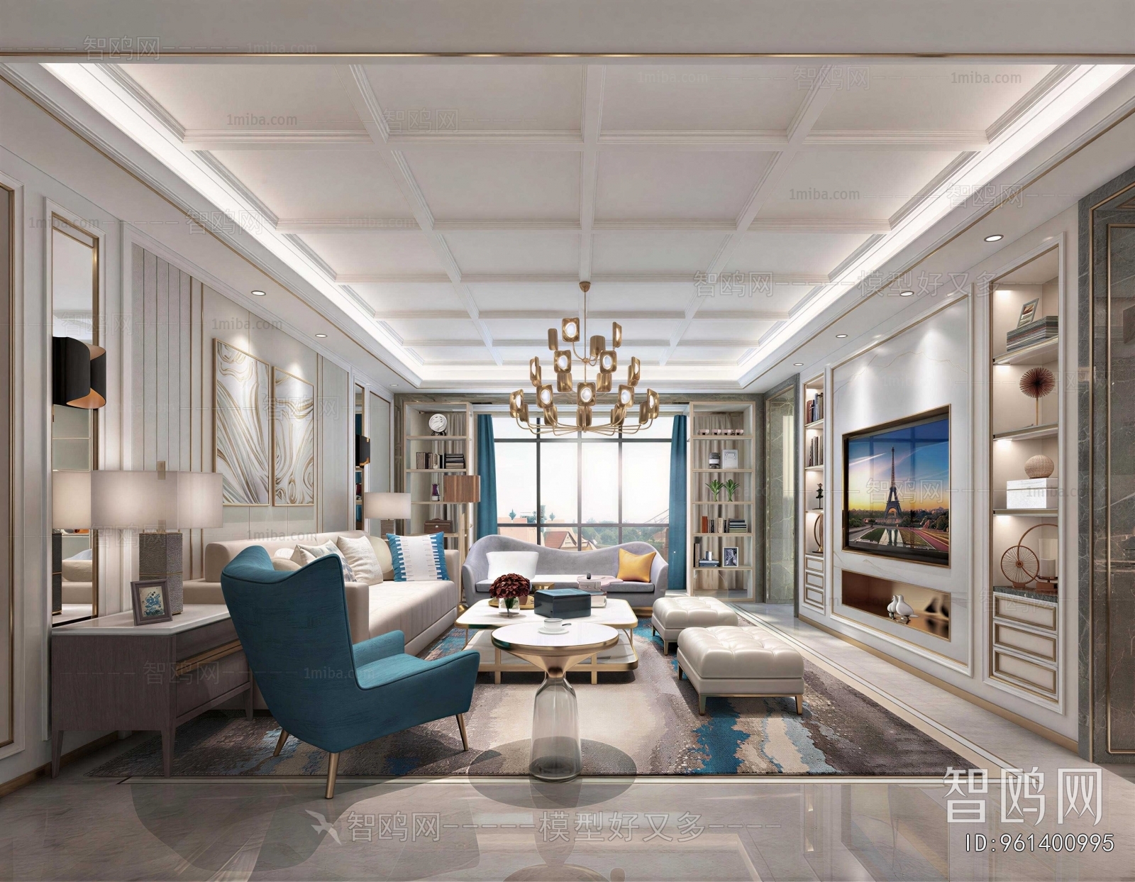 American Style A Living Room