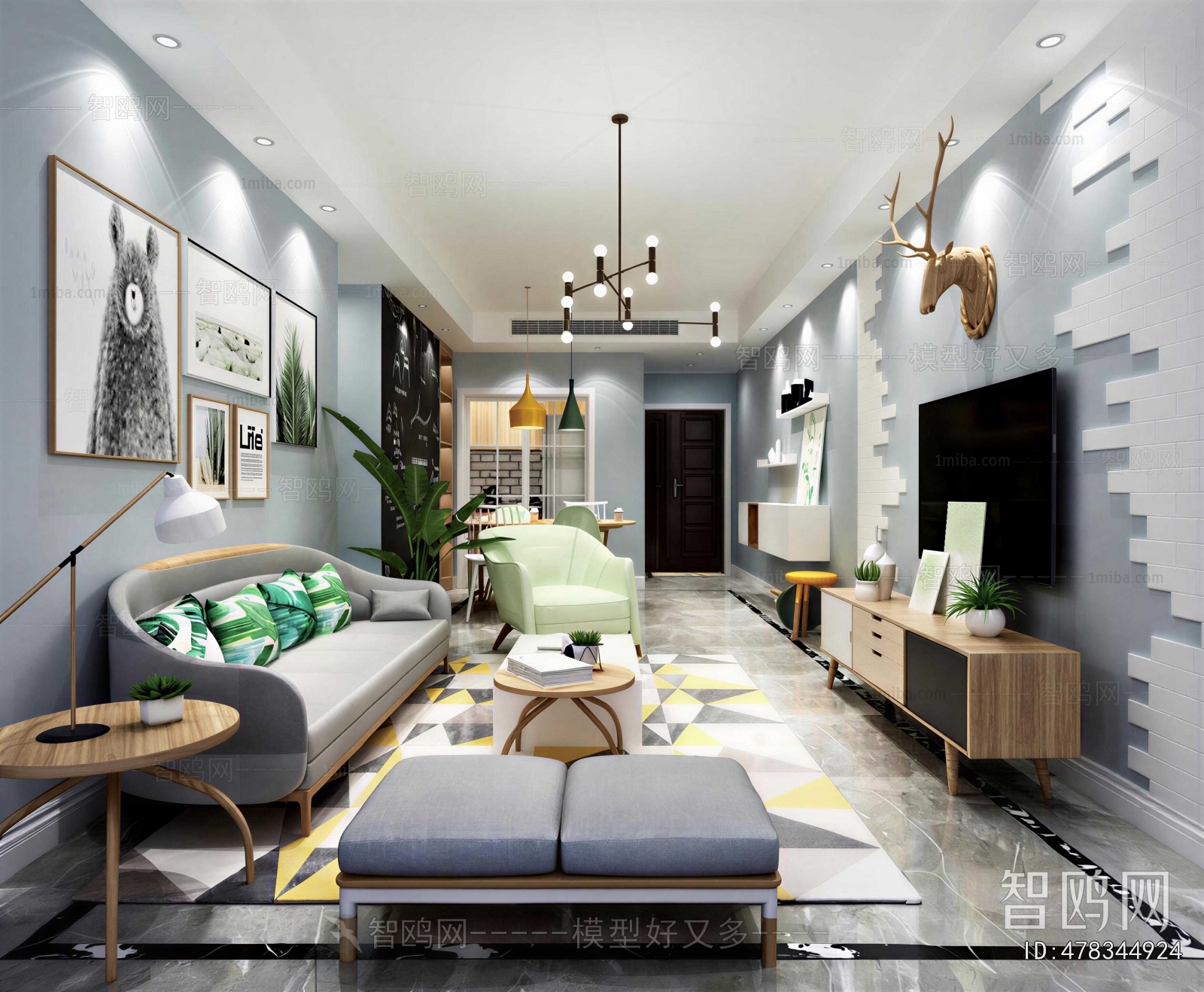 Nordic Style A Living Room