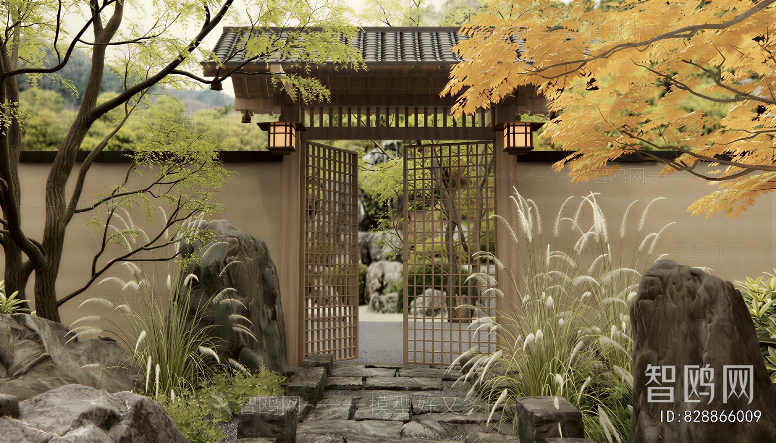 Japanese Style Courtyard/landscape