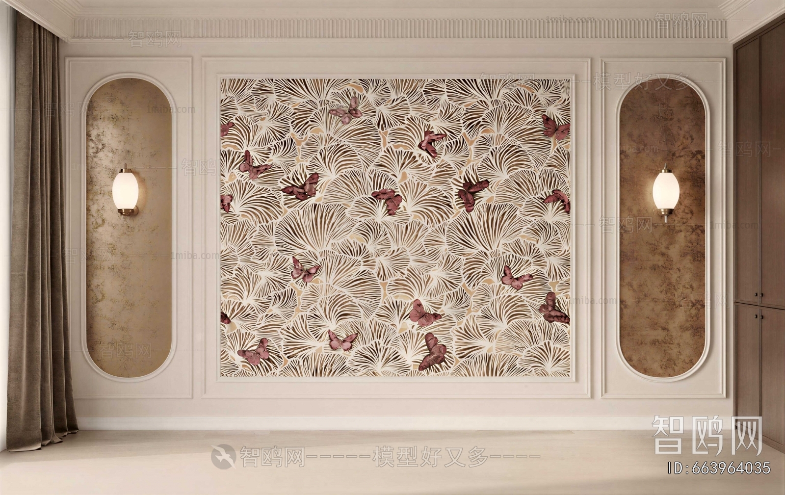 French Style TV Wall