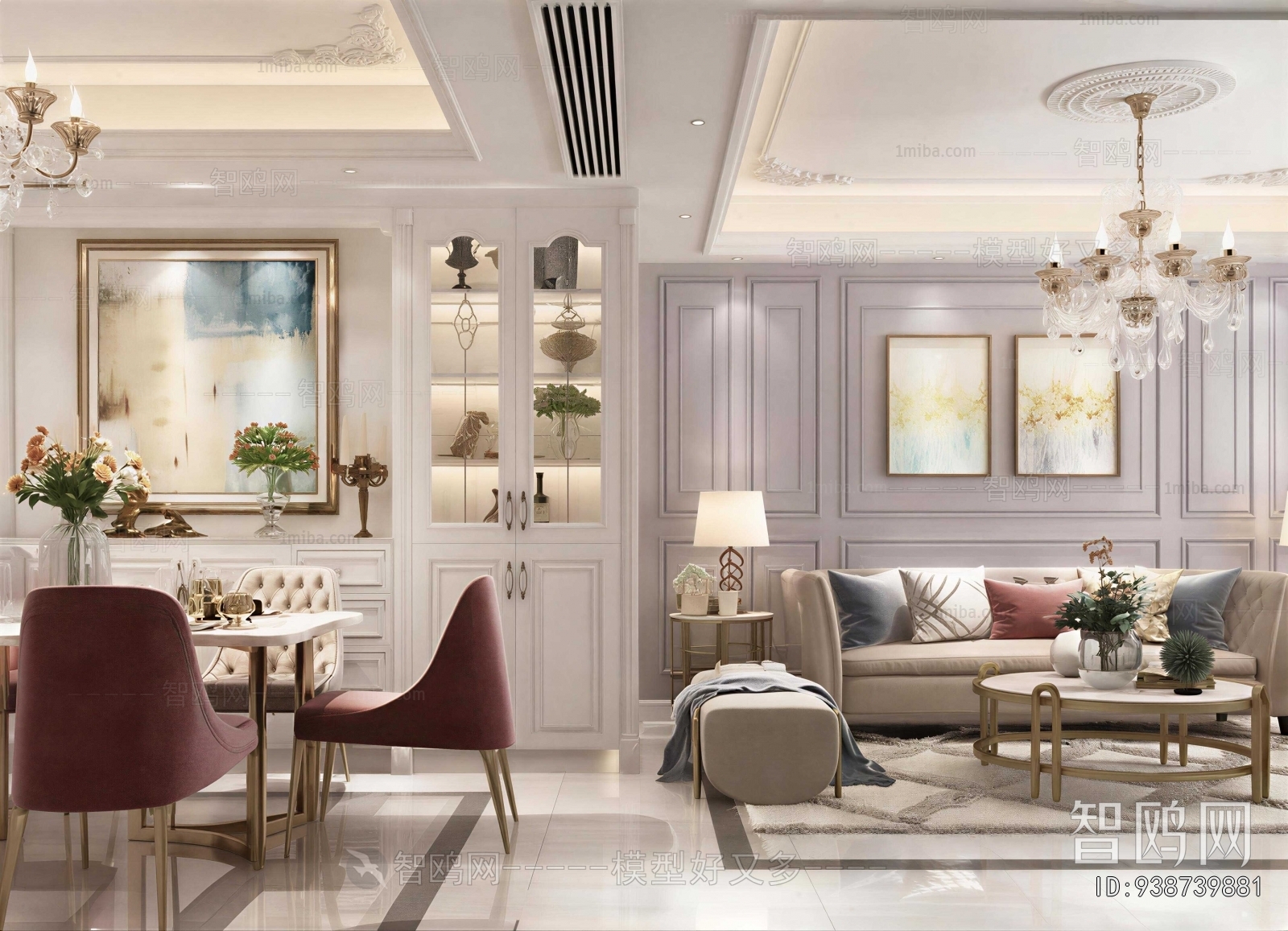 American Style A Living Room