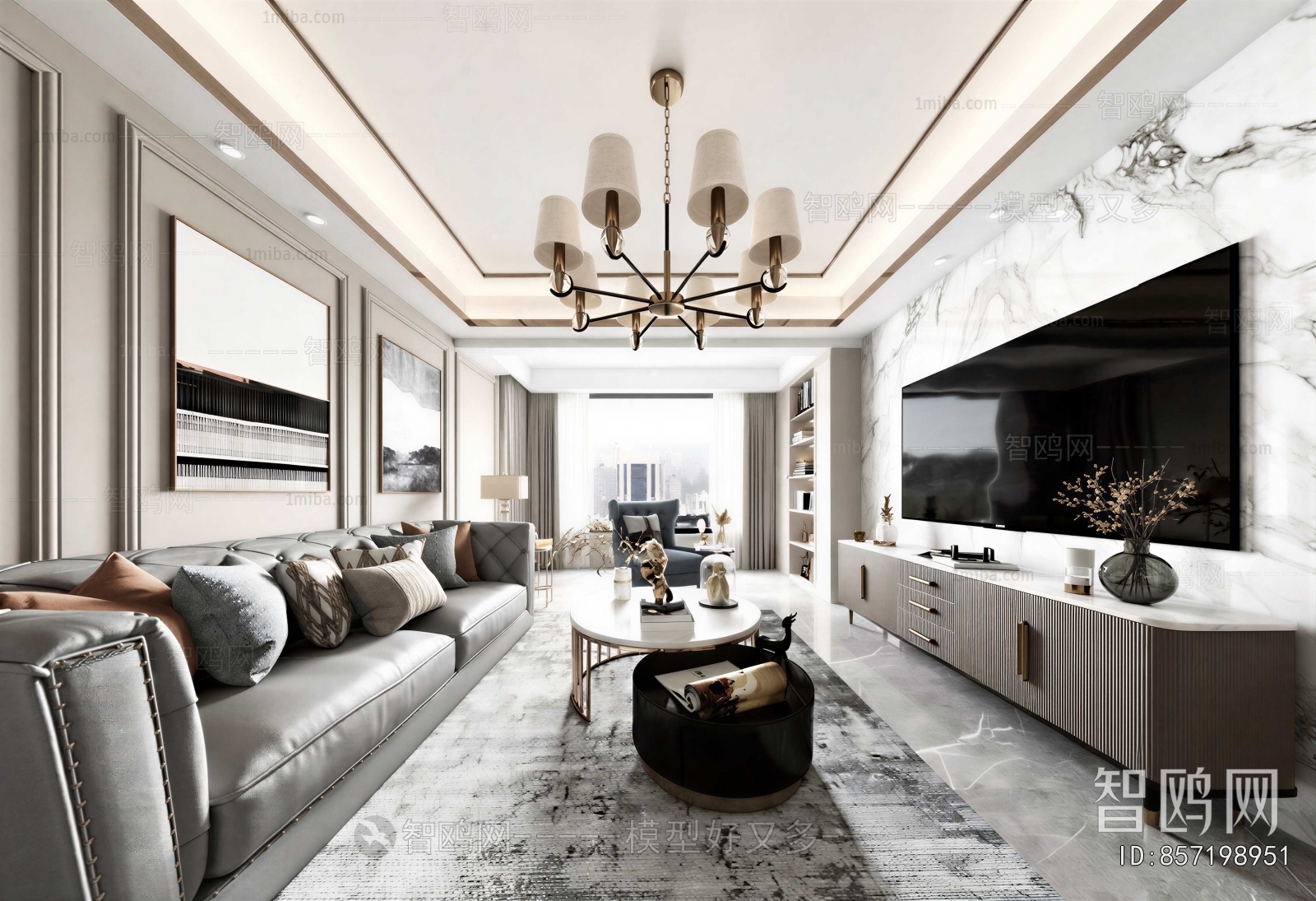 New Classical Style A Living Room