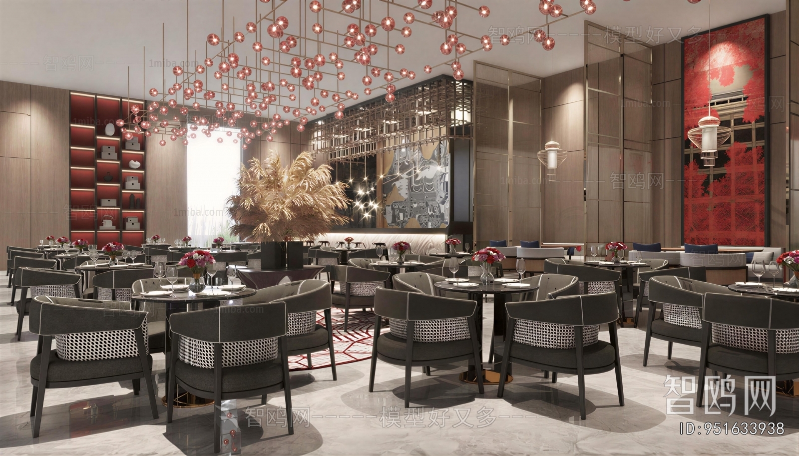 New Chinese Style Dining Room