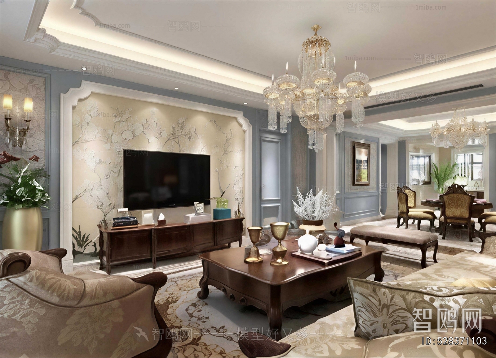 American Style A Living Room