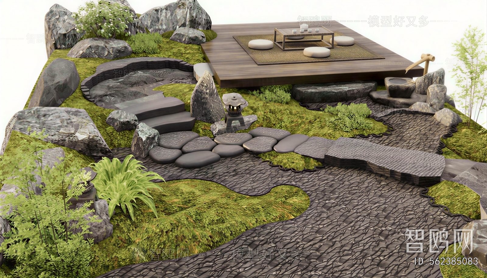 Japanese Style Courtyard/landscape