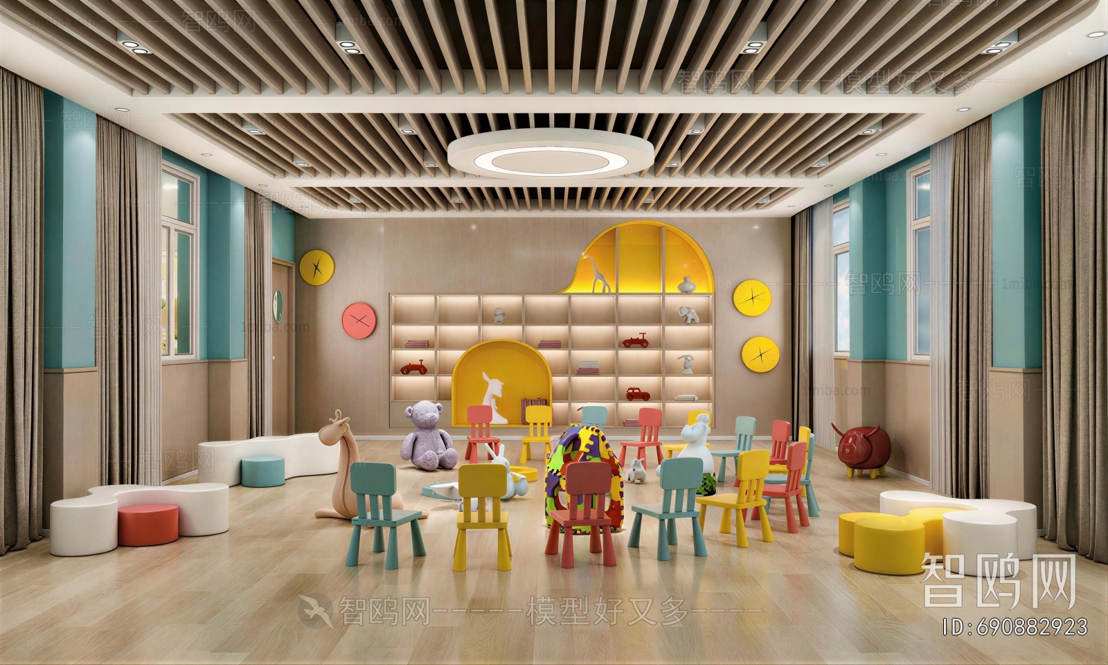 Modern Children's Playroom