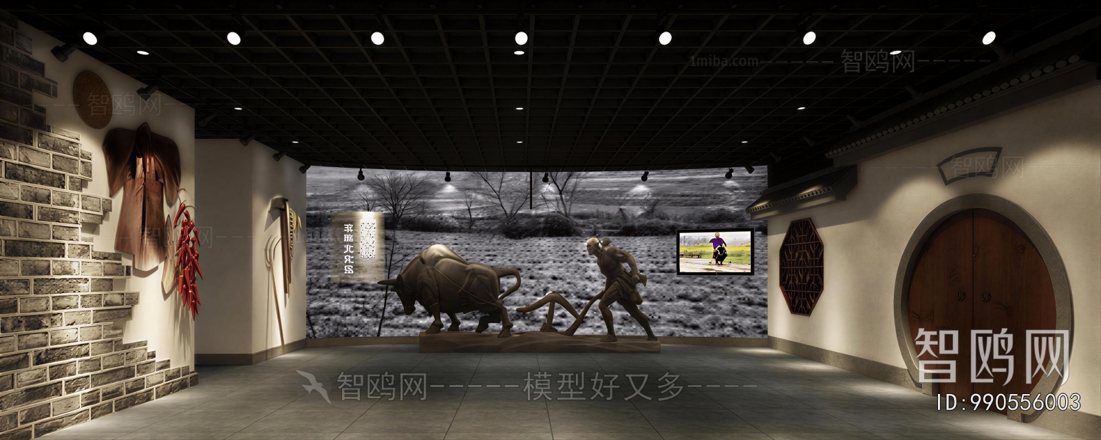 New Chinese Style Exhibition Hall
