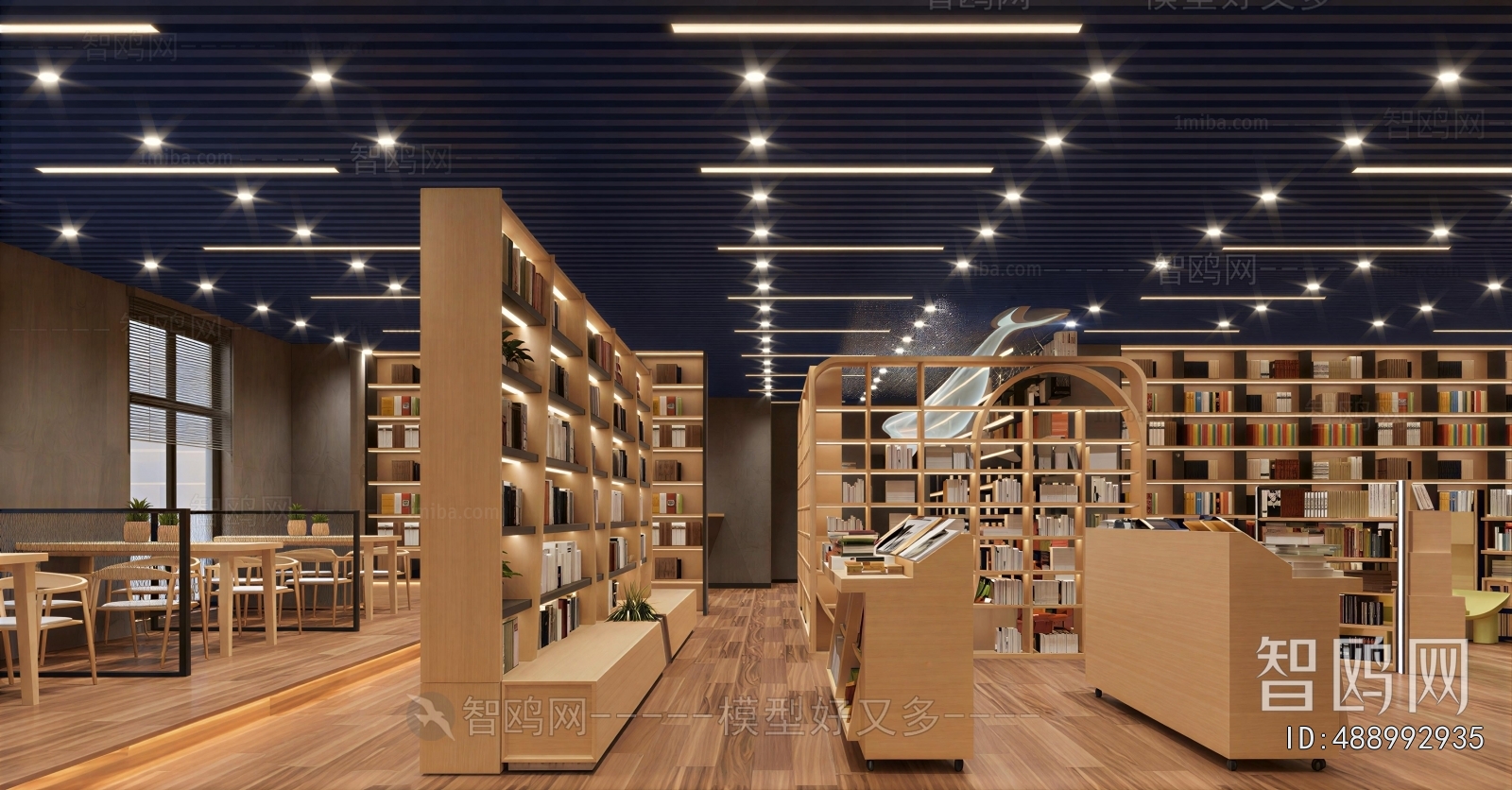 Modern Bookstore Book Bar