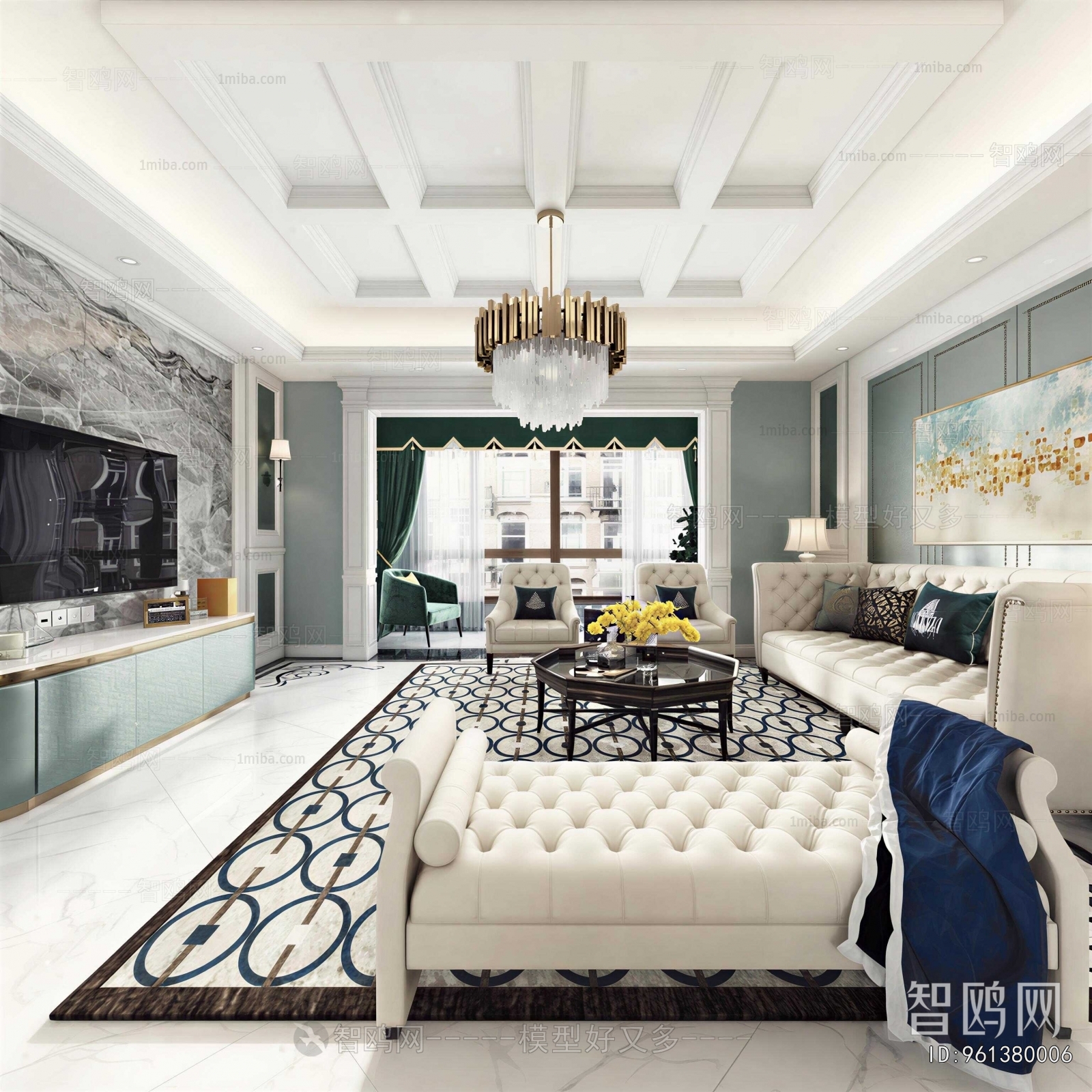 American Style A Living Room