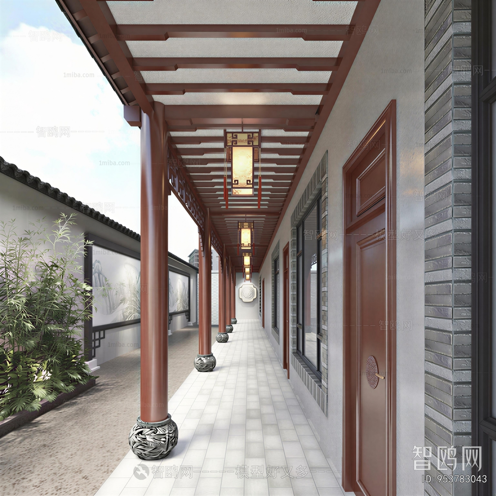 Chinese Style Gallery Frame