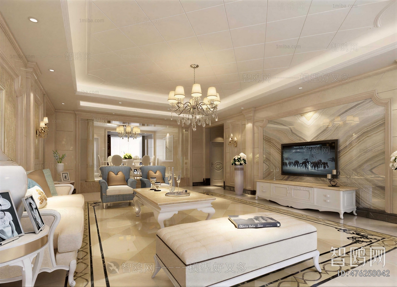 European Style A Living Room