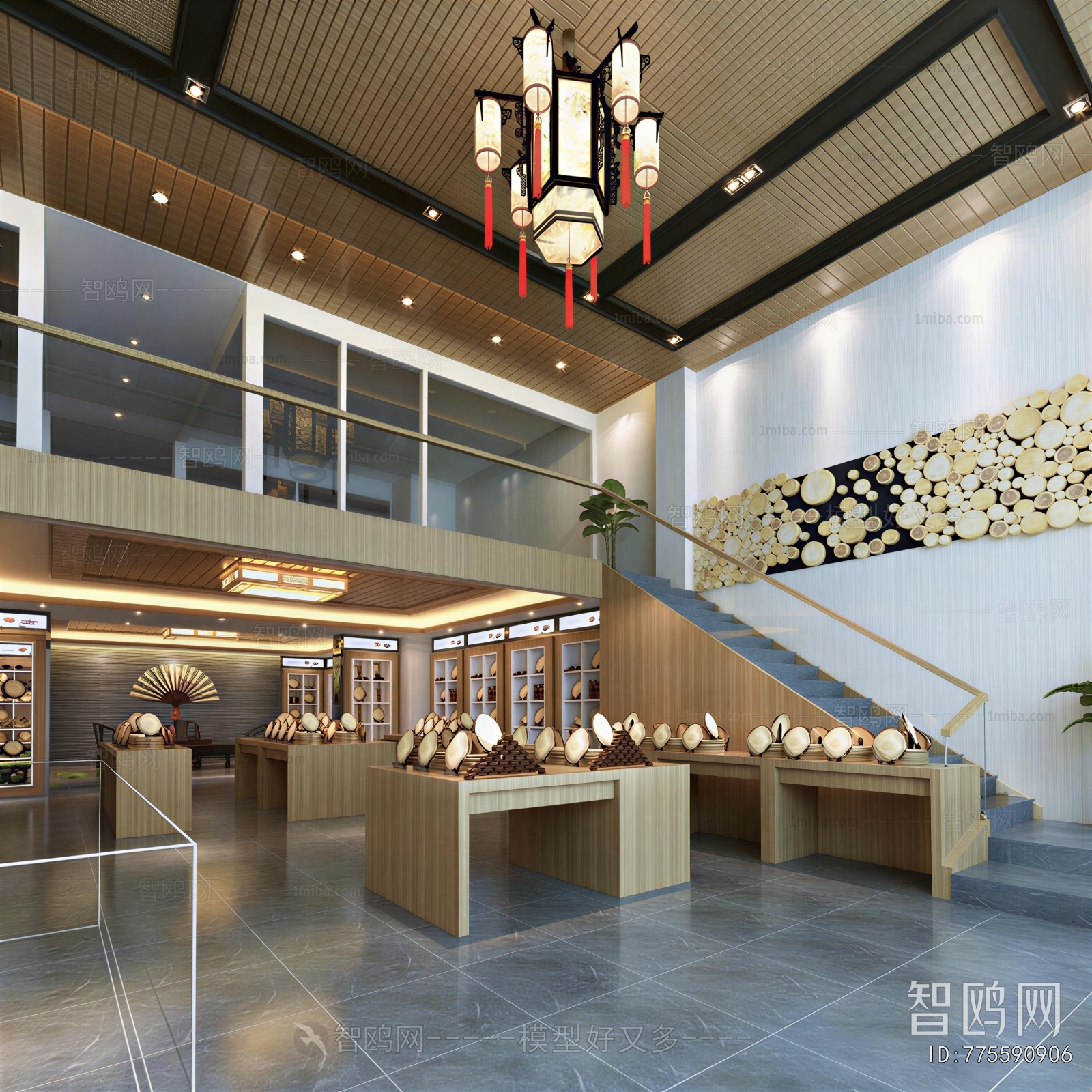 New Chinese Style Exhibition Hall