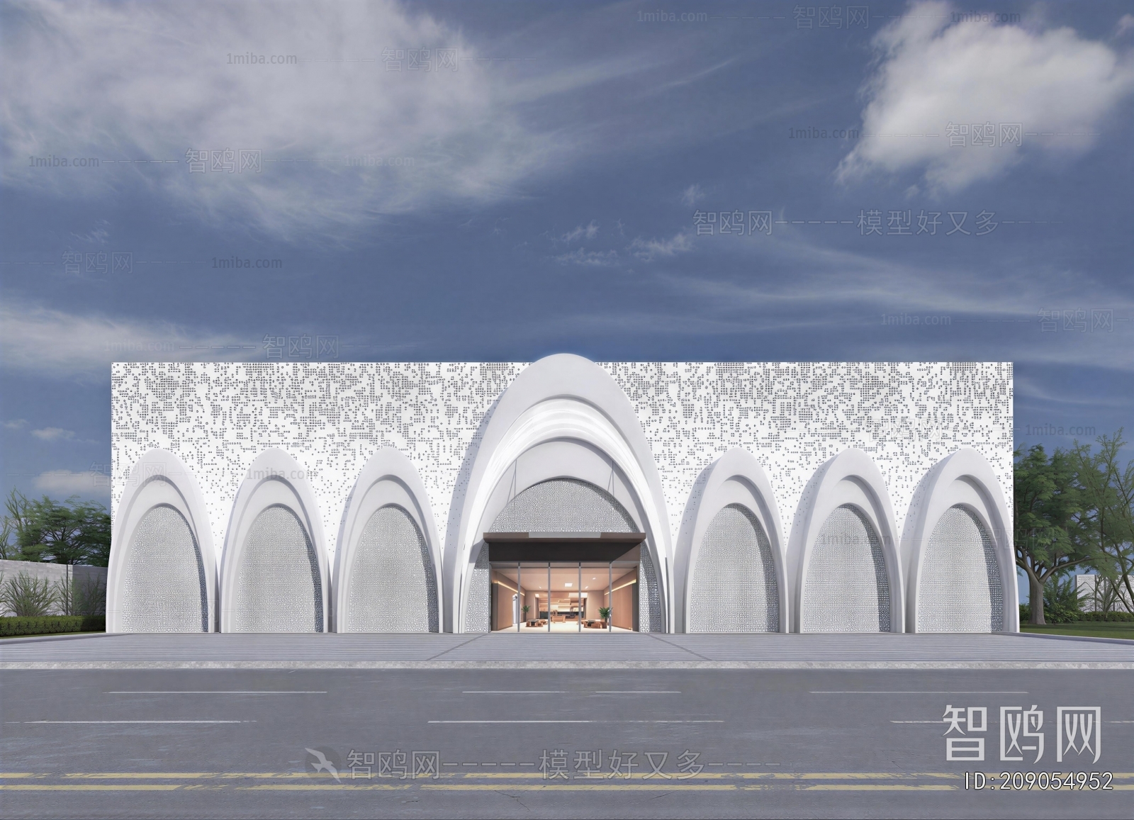 Modern Appearance Of Commercial Building