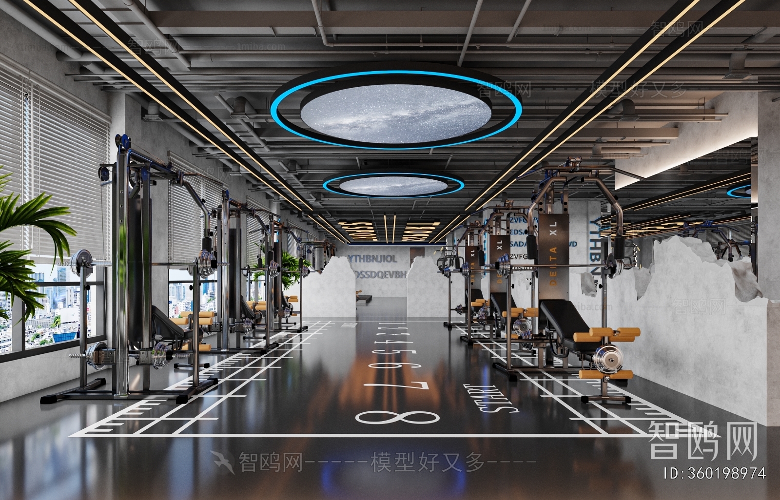 Industrial Style Gym