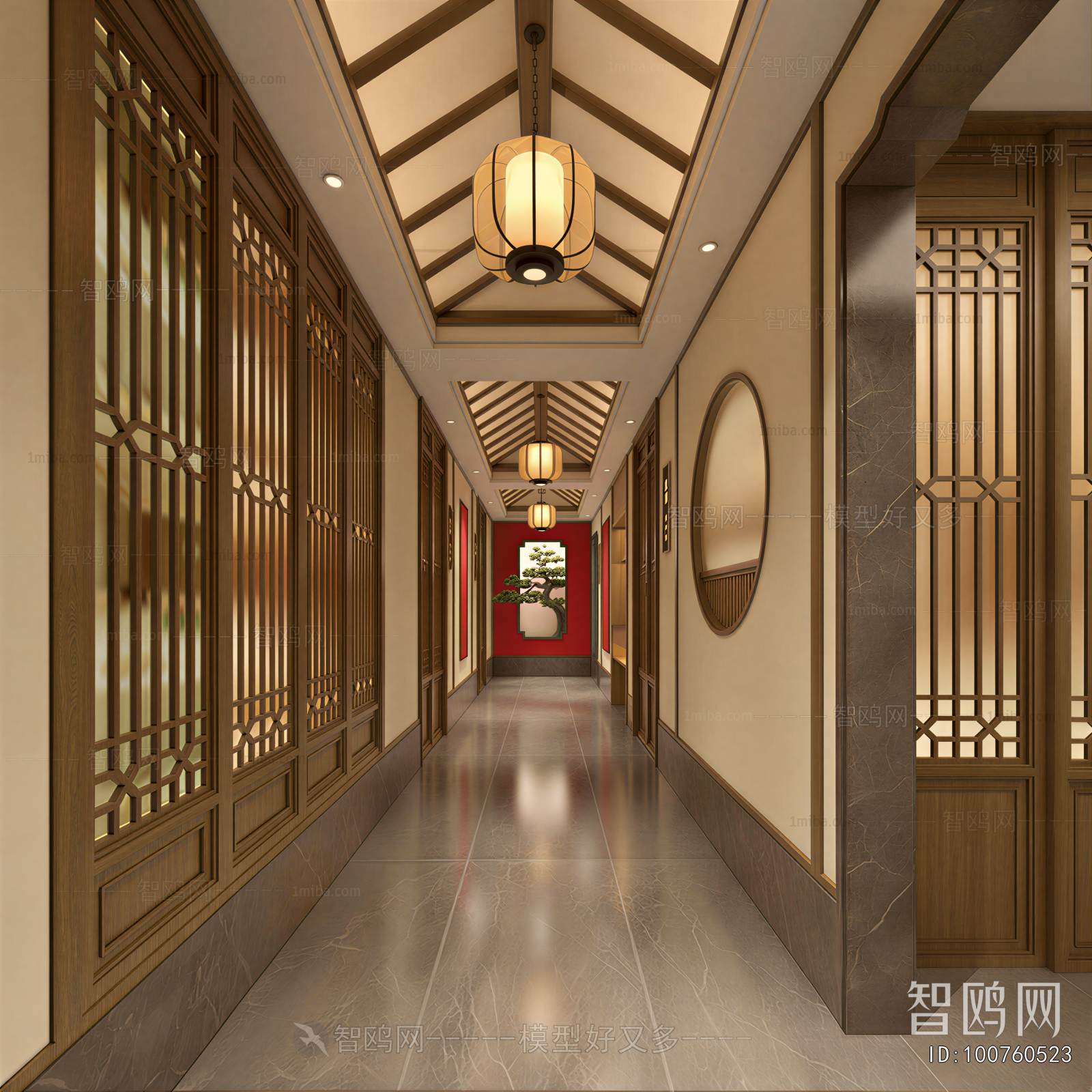 New Chinese Style Corridor