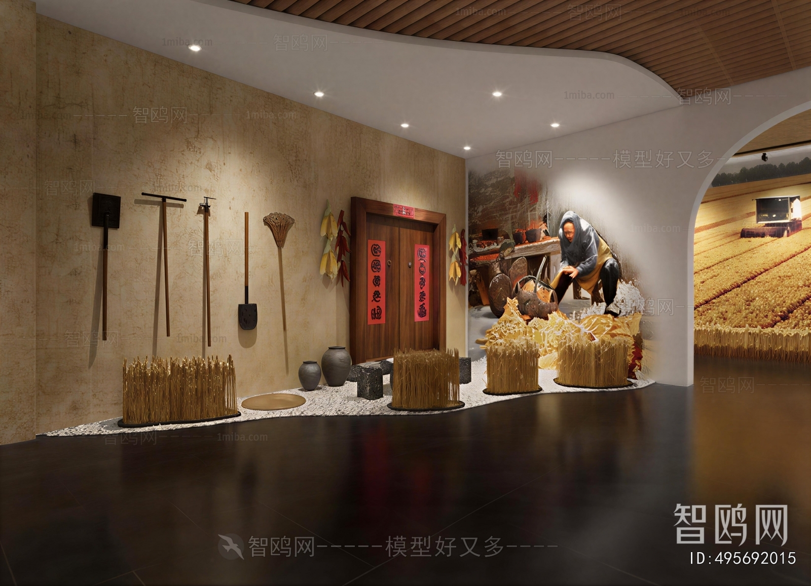 New Chinese Style Exhibition Hall