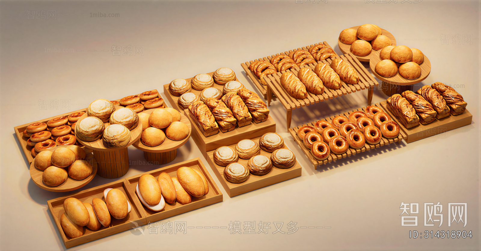 Modern Bread Cake