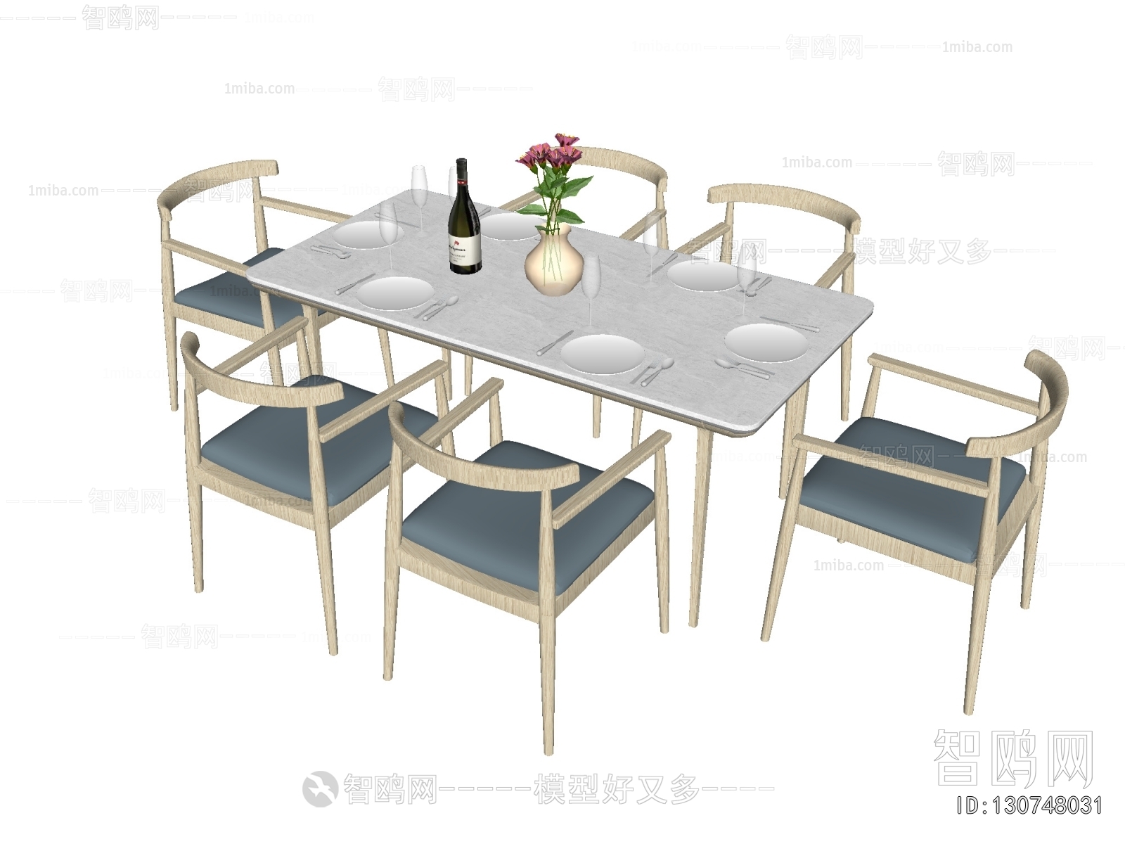 Nordic Style Dining Table And Chairs