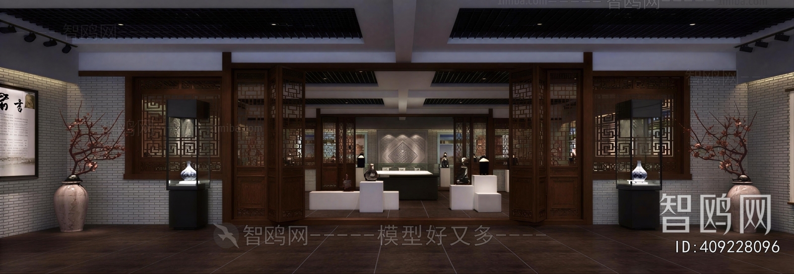 New Chinese Style Exhibition Hall