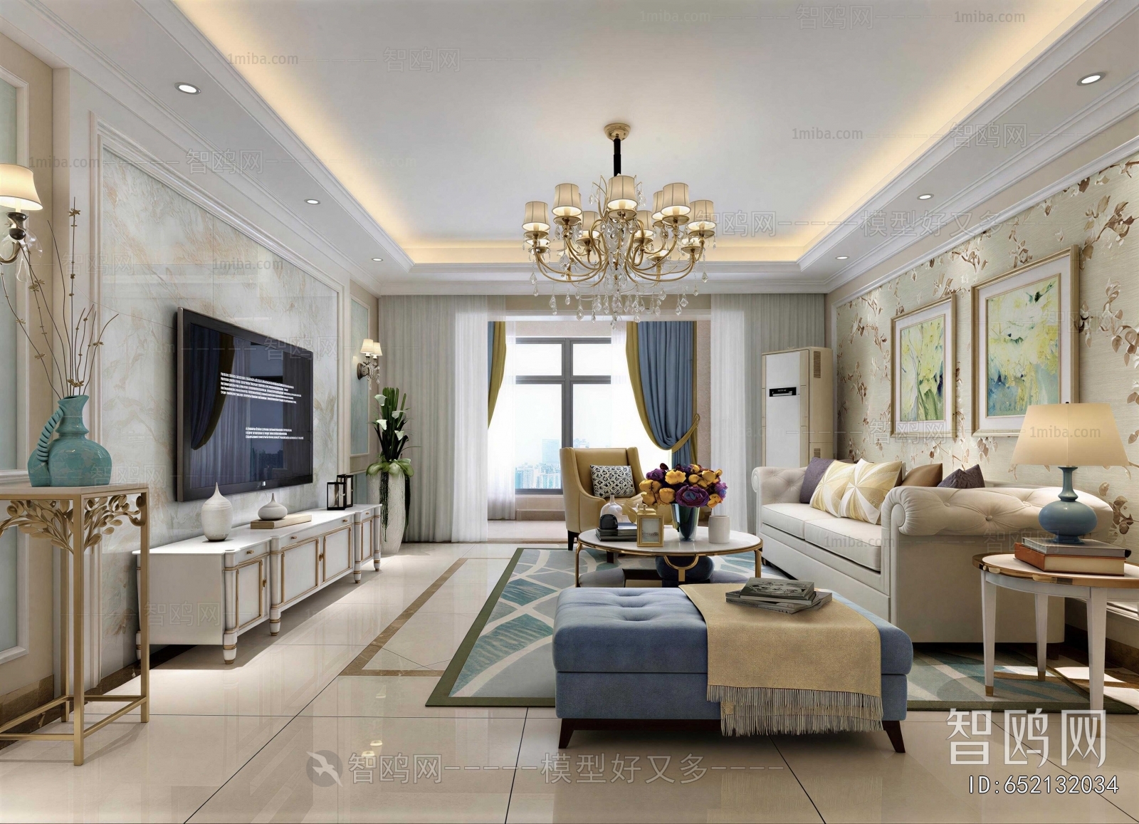 American Style A Living Room