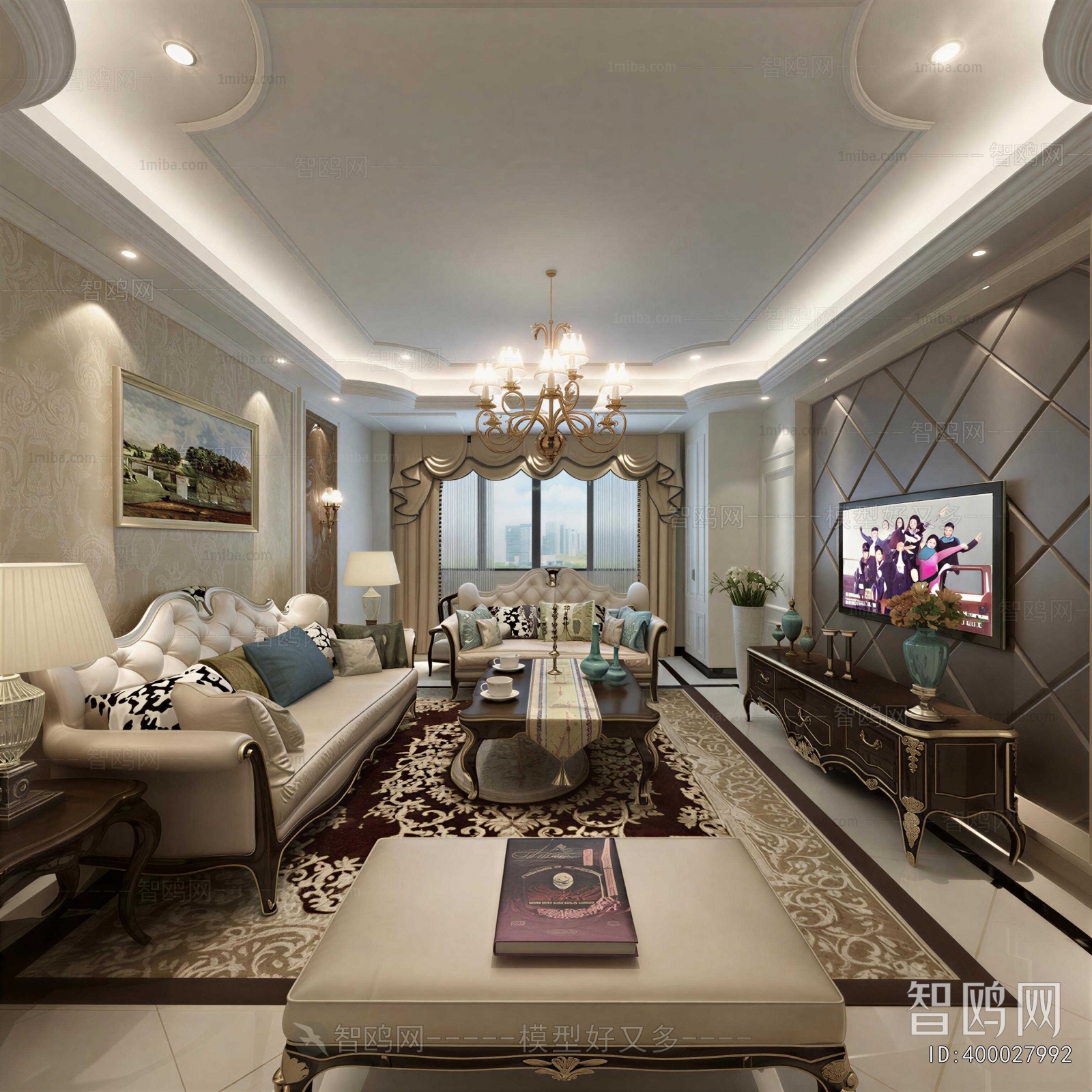 European Style A Living Room