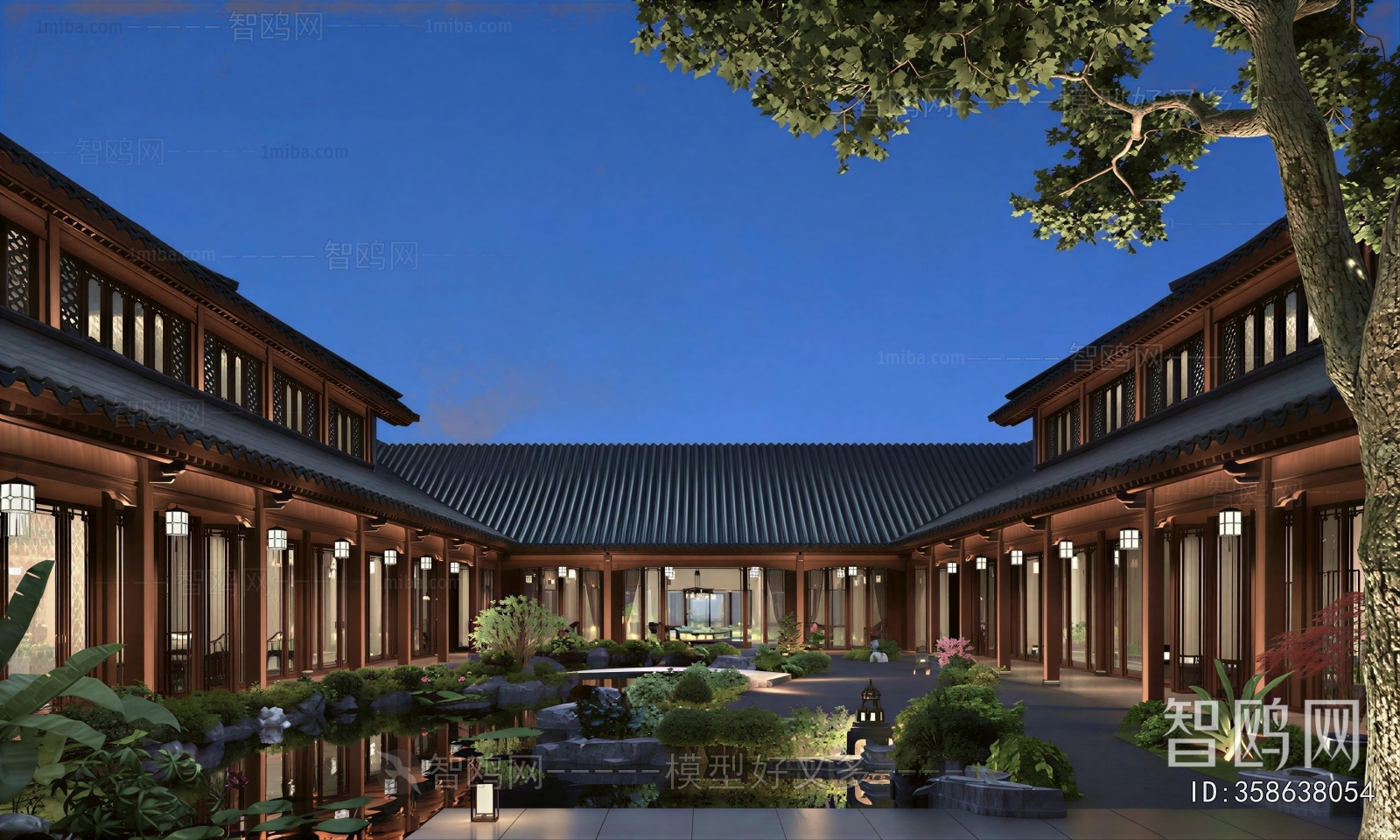 Chinese Style Courtyard/landscape