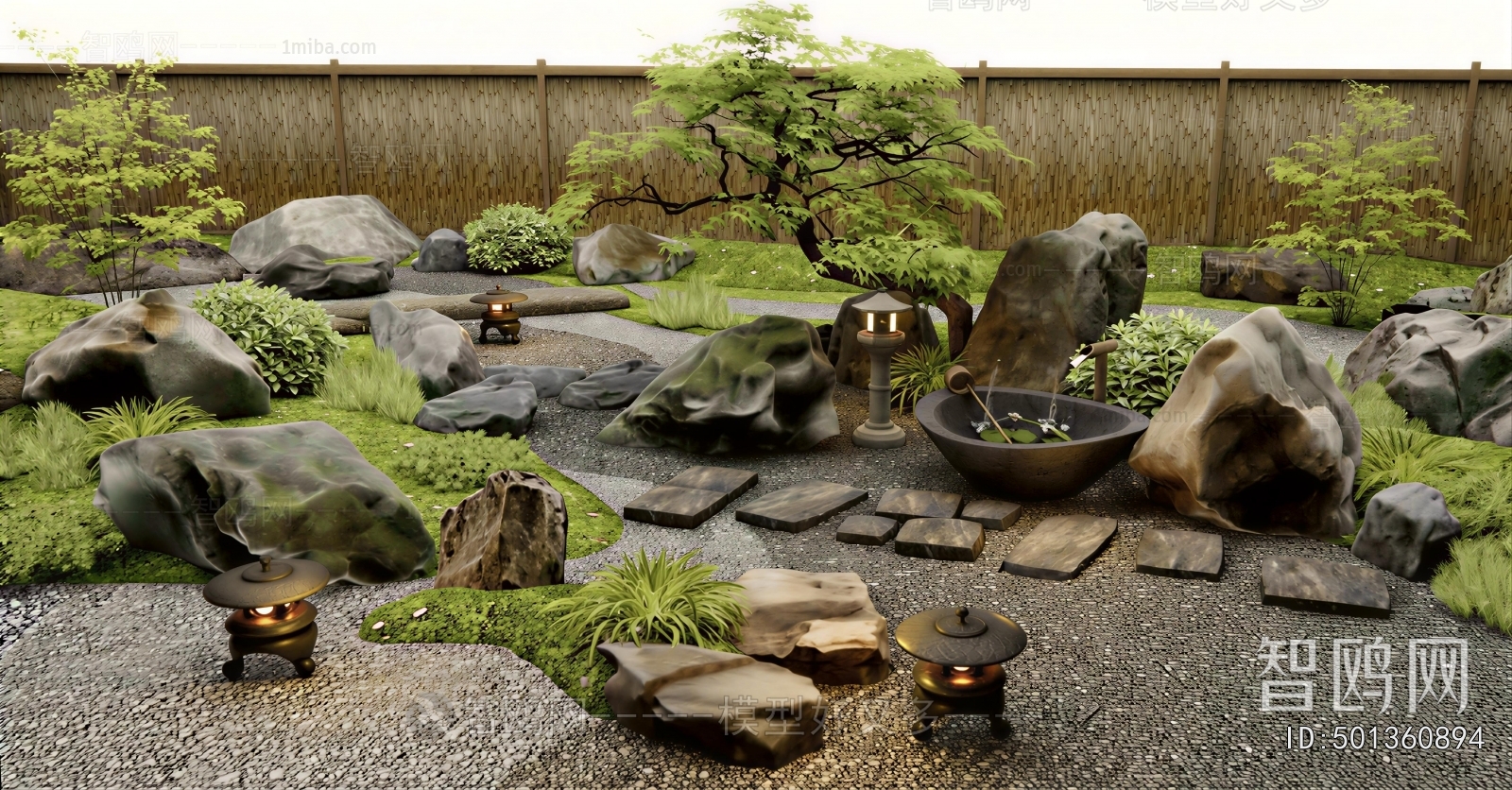 Japanese Style Courtyard/landscape