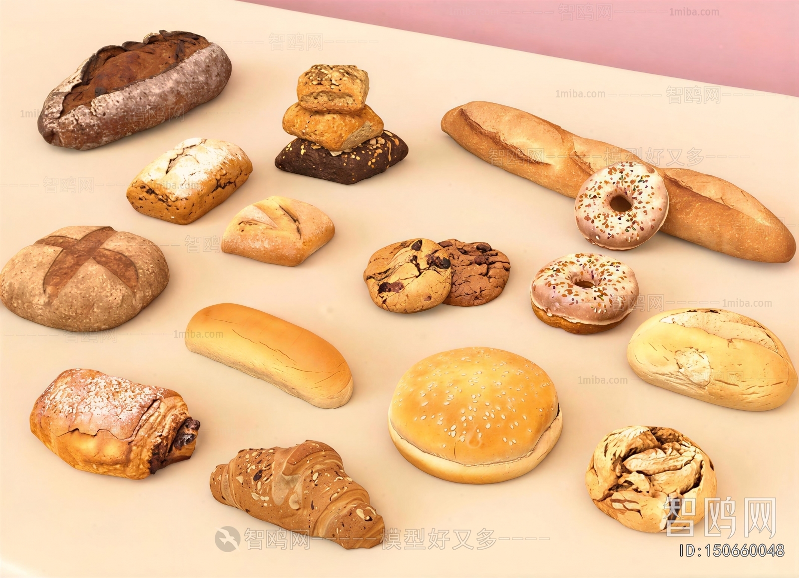Modern Bread Cake