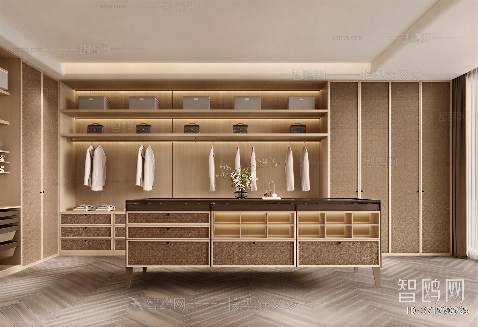 Modern Clothes Storage Area