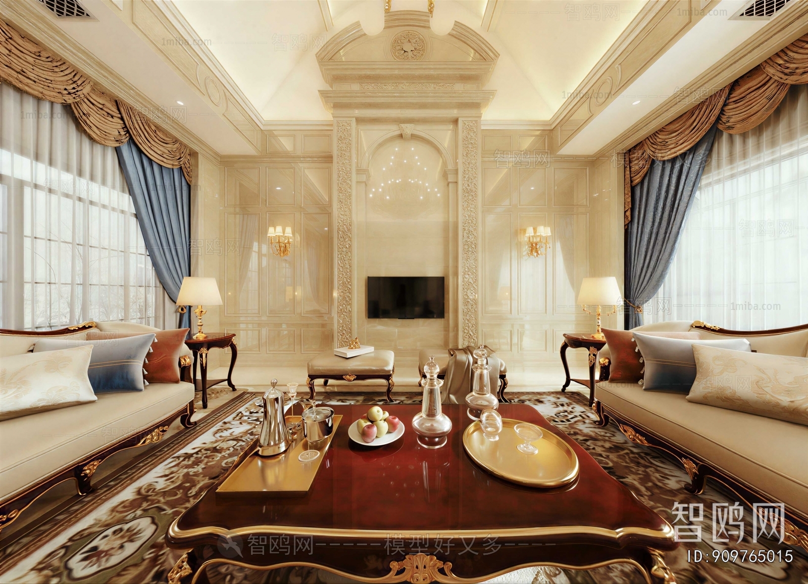 European Style A Living Room