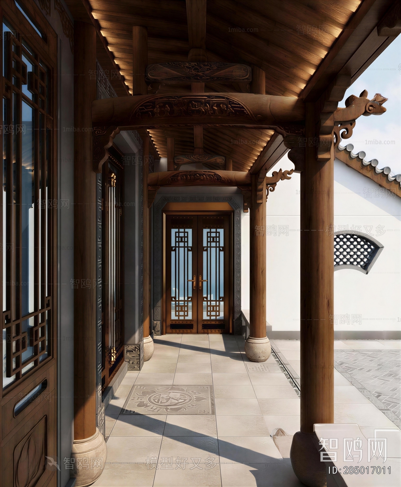 New Chinese Style Courtyard/landscape