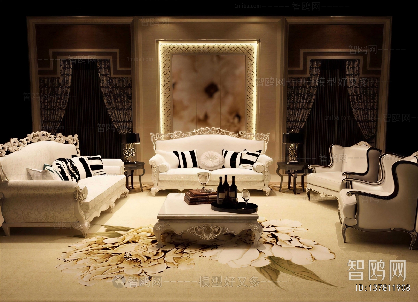 European Style Sofa Combination