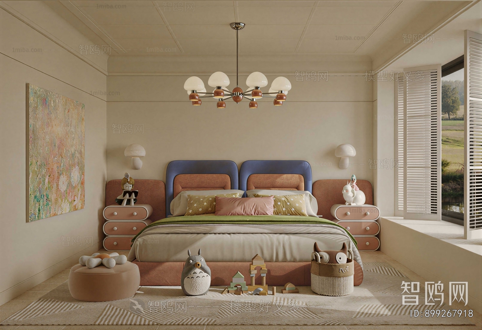 French Style Girl's Room Daughter's Room