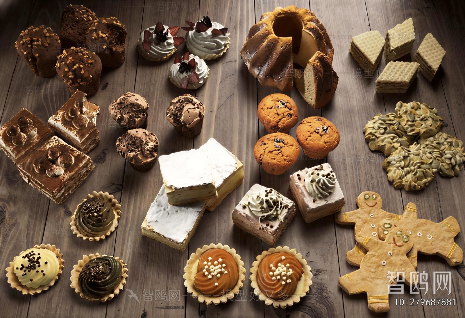 Modern Bread Cake