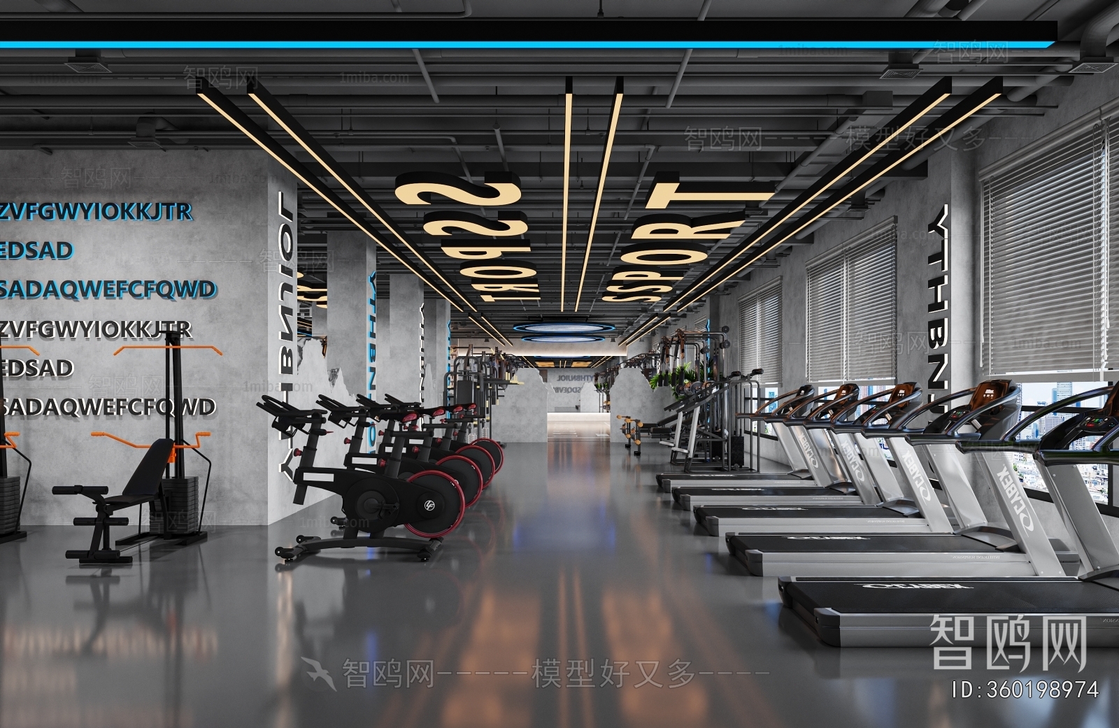 Industrial Style Gym