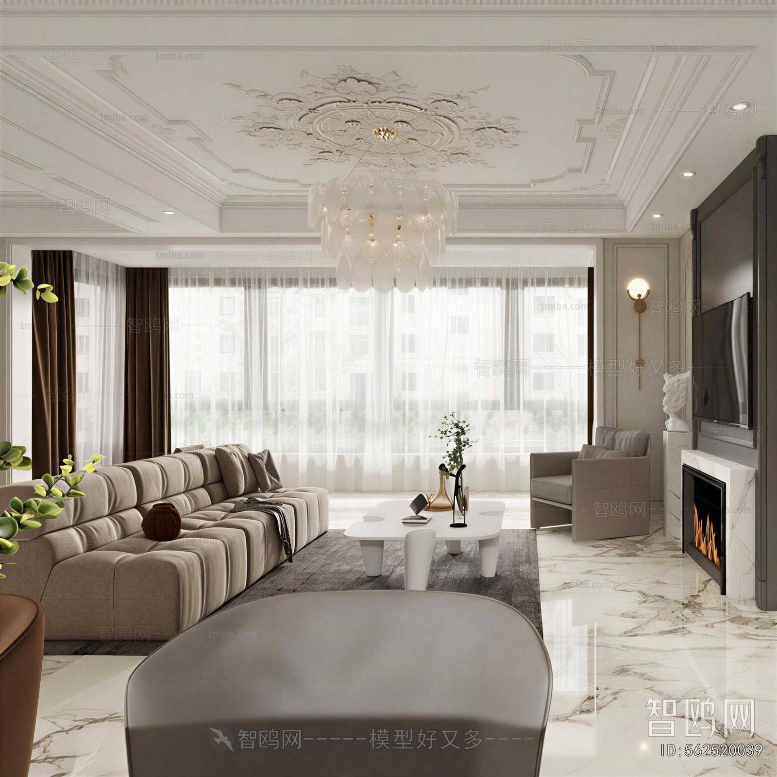 French Style A Living Room