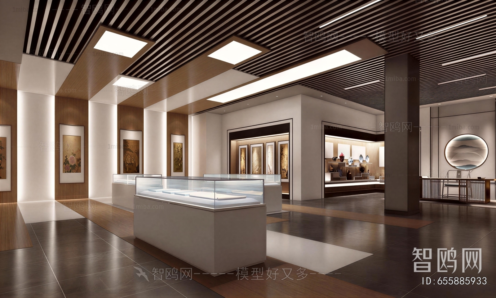 New Chinese Style Exhibition Hall