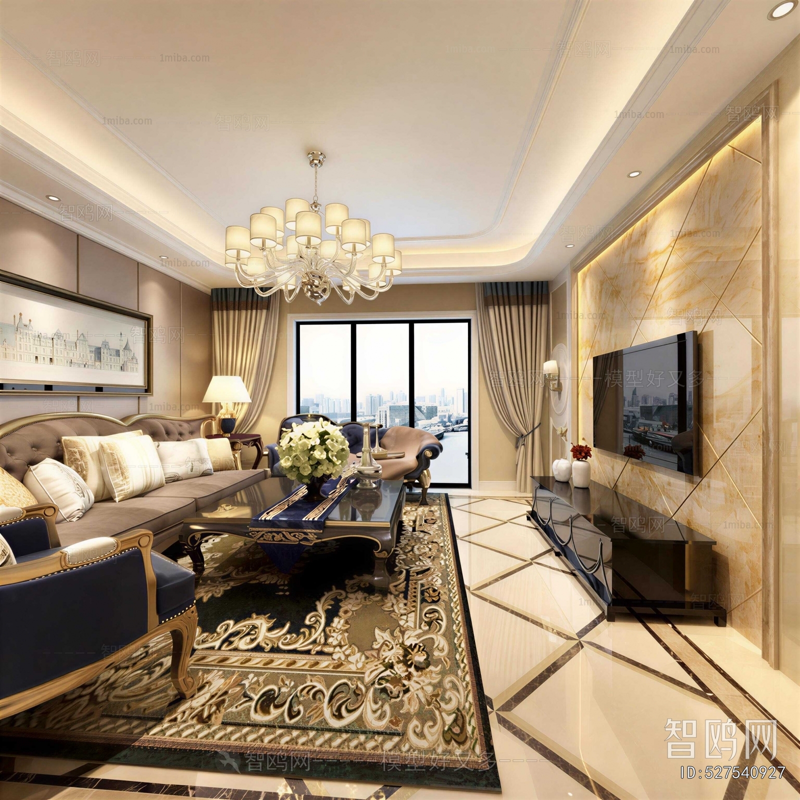 European Style A Living Room