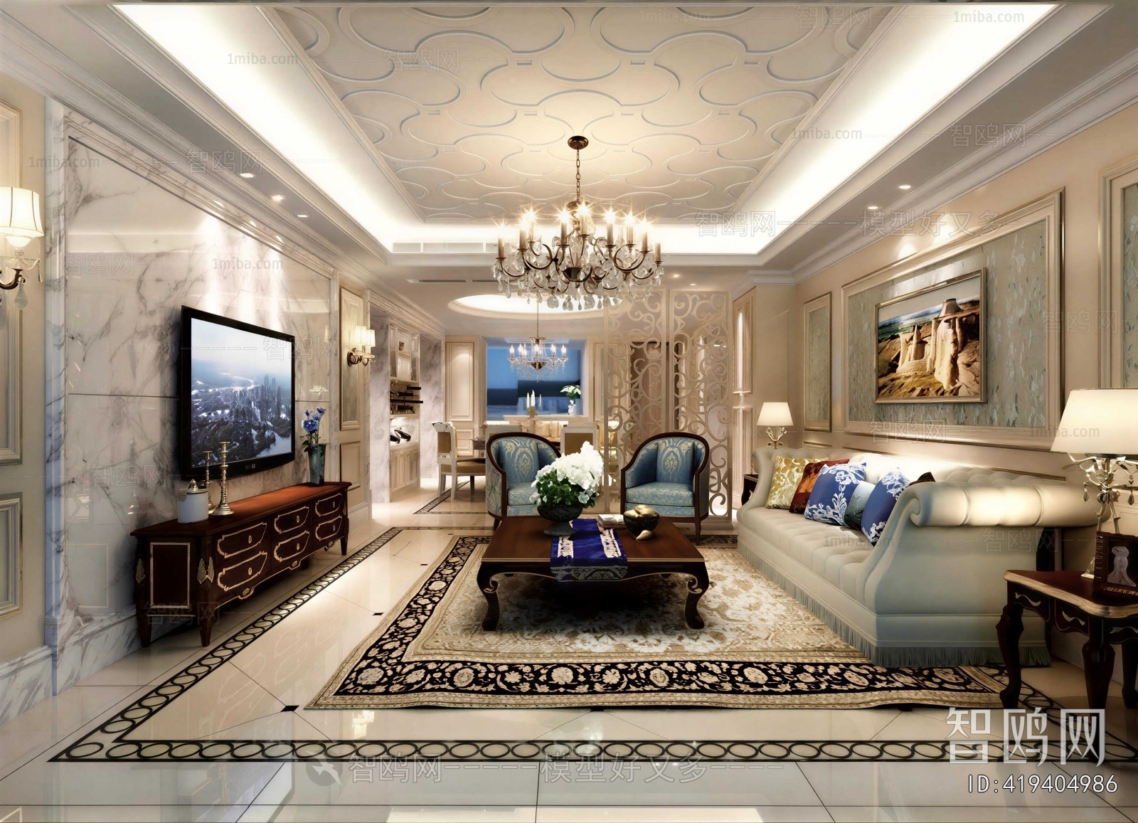 European Style A Living Room