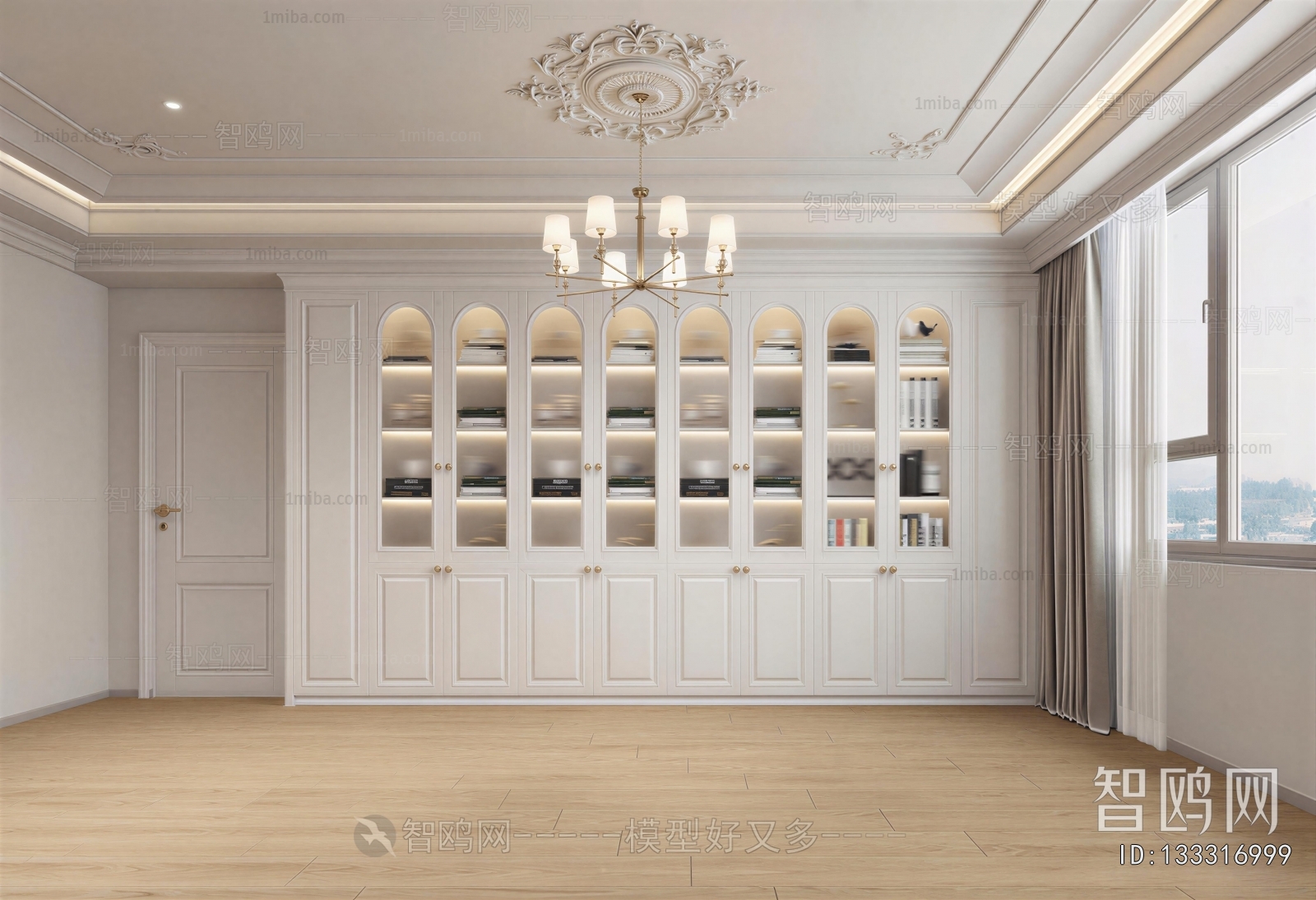 French Style Bookcase